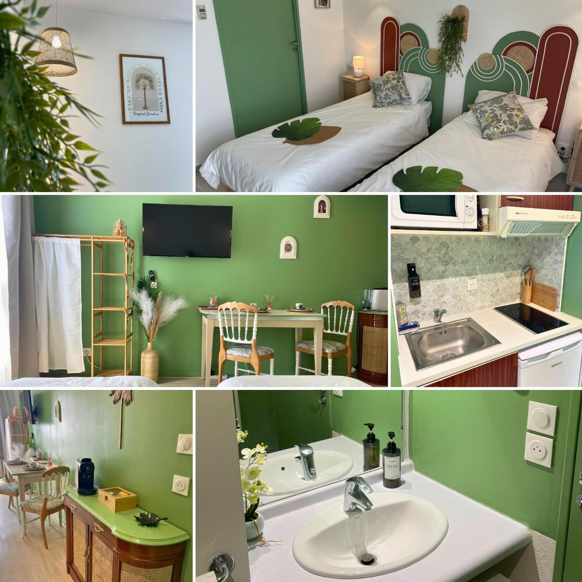 Apartmán Boudoir - Clim-Wifi-Twin-Gare Lurdy Exteriér fotografie